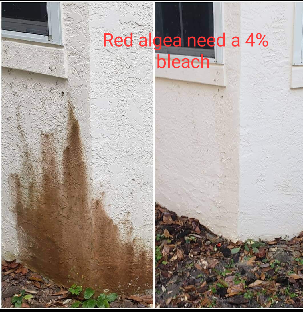 stucco pressure wash to remove stains